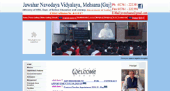 Desktop Screenshot of jnvmehsana.com
