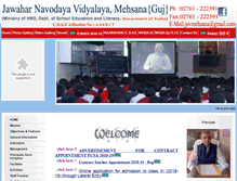 Tablet Screenshot of jnvmehsana.com